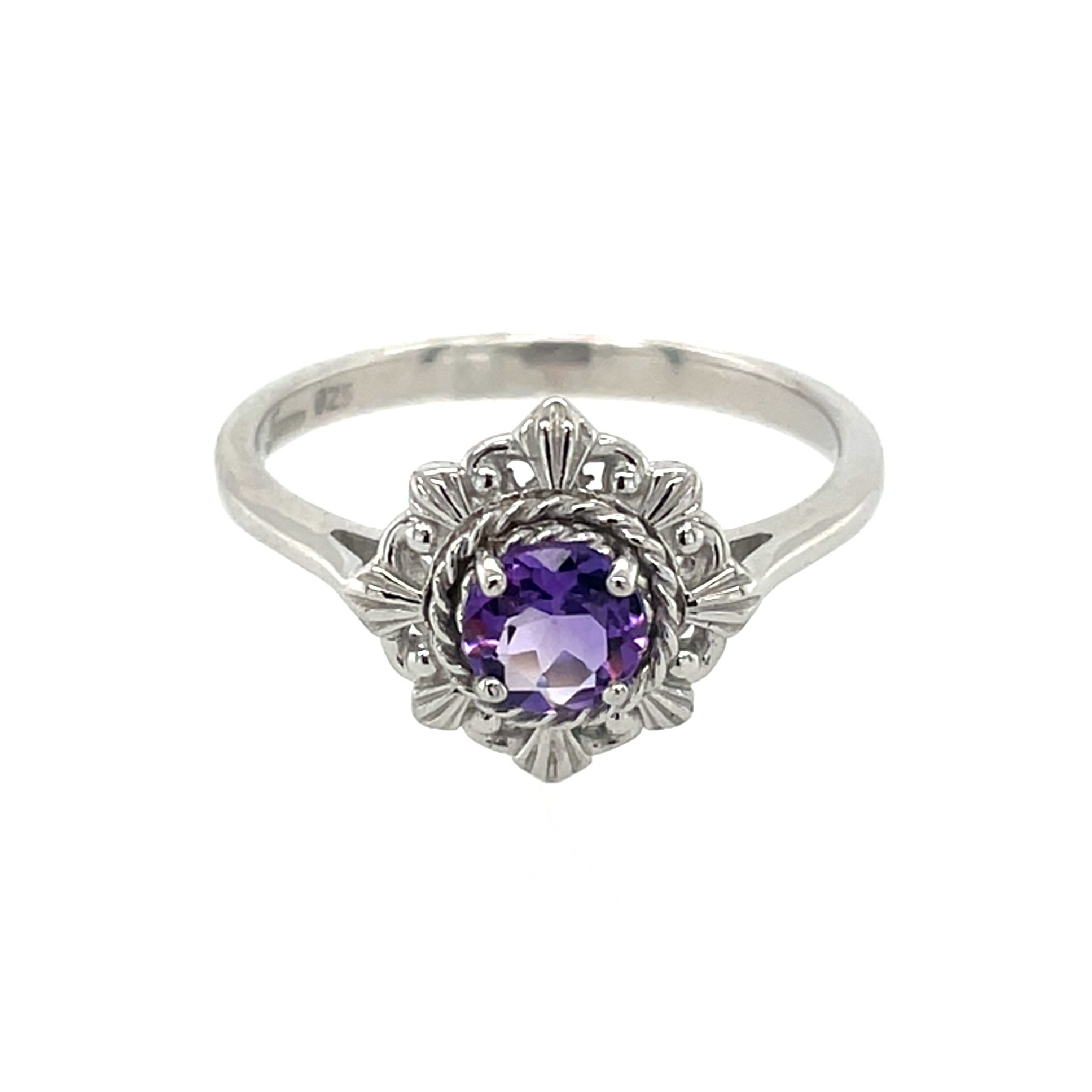 Sterling Silver Amethyst Ring