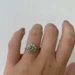 Sterling Silver Peridot Ring