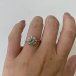 Sterling Silver Peridot Ring