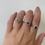 Sterling Silver Peridot Ring