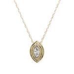 Yellow Gold Diamond Necklace