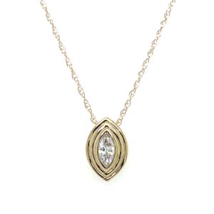 Yellow Gold Diamond Necklace