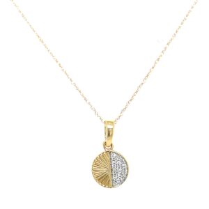 Yellow Gold Diamond Necklace