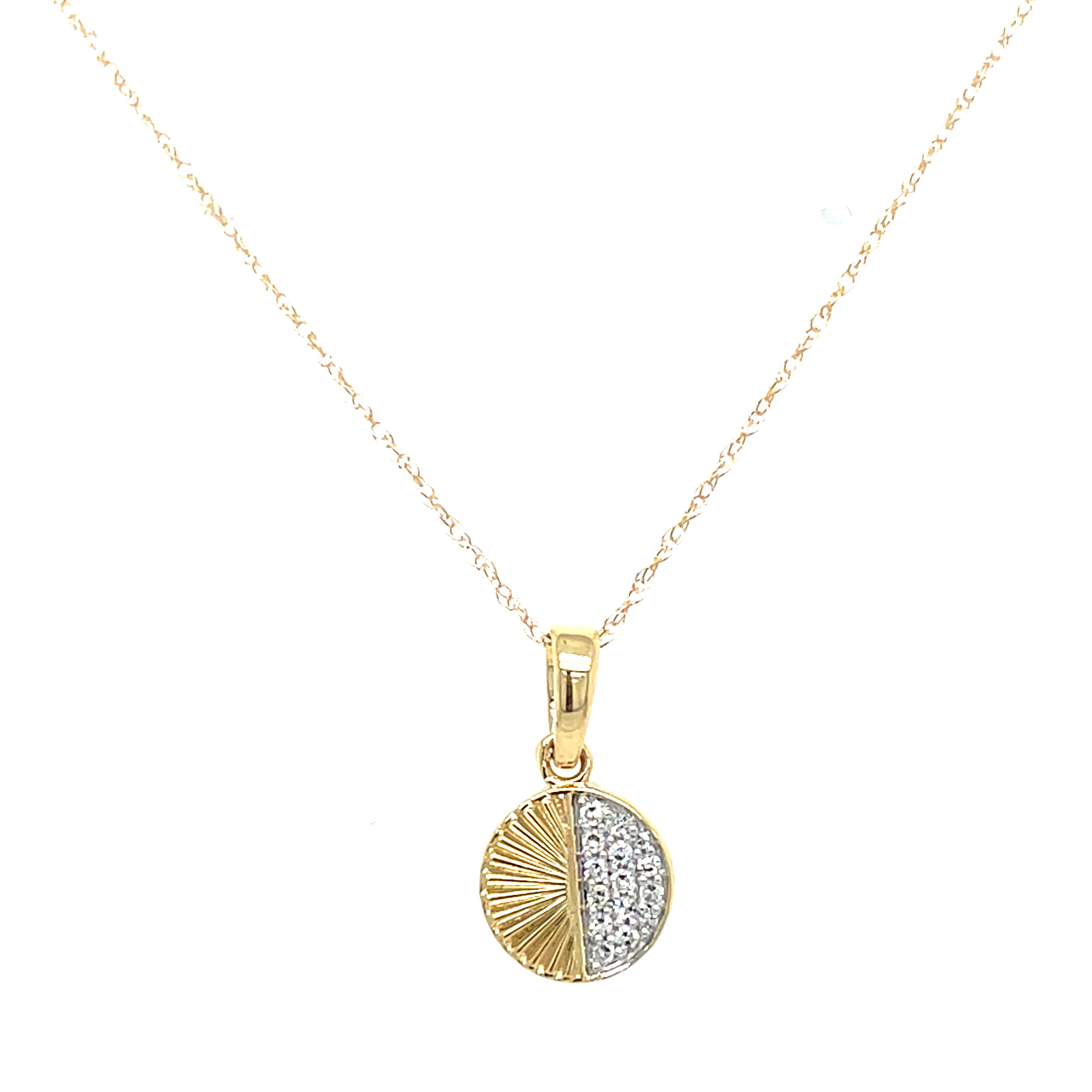 Yellow Gold Diamond Necklace