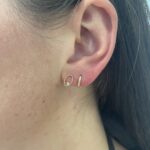 Yellow Gold Diamond Earrings