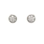 White Gold Diamond Earrings