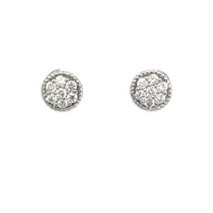 White Gold Diamond Earrings
