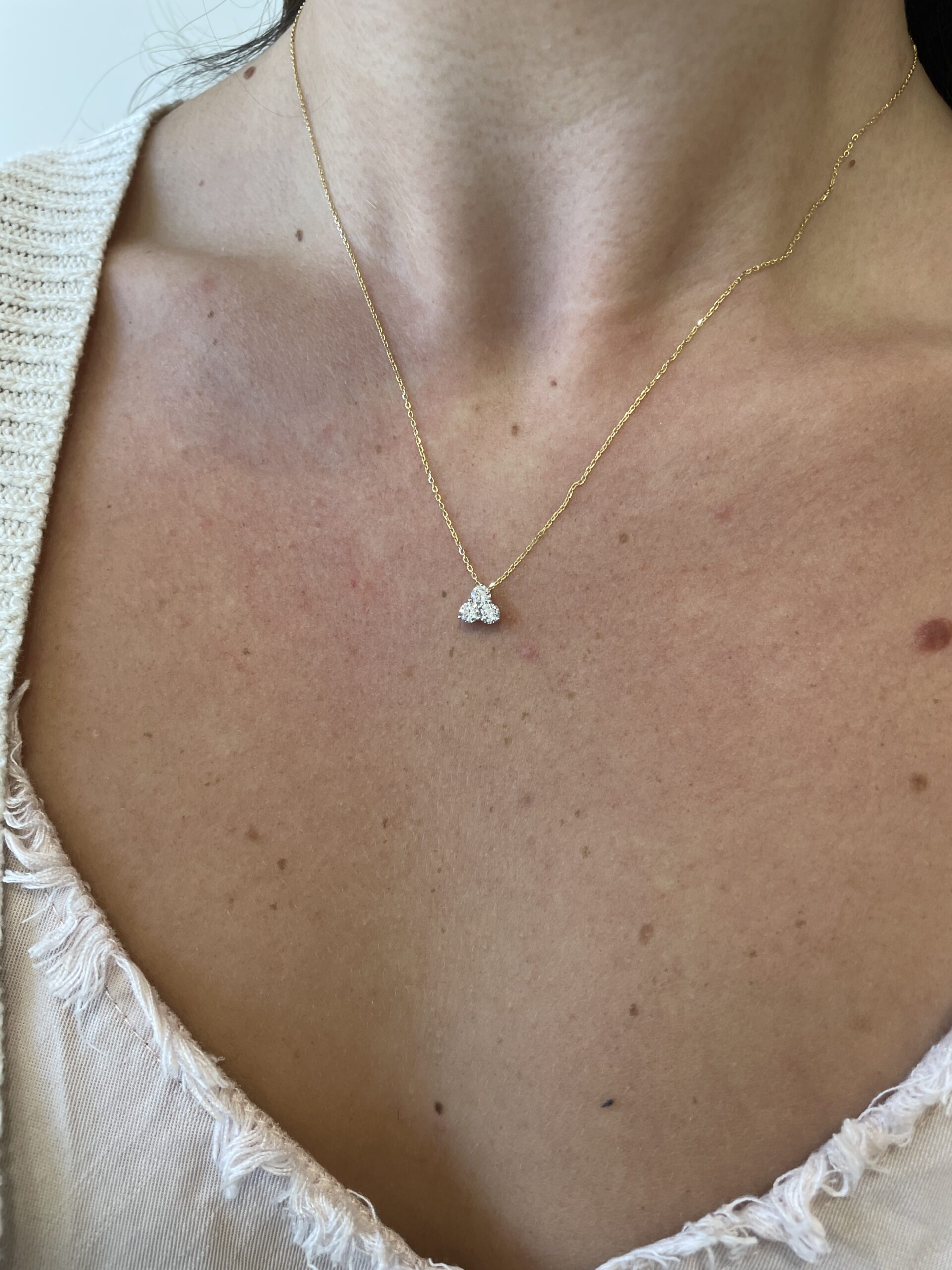 Yellow Gold Diamond Necklace