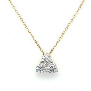 Yellow Gold Diamond Necklace
