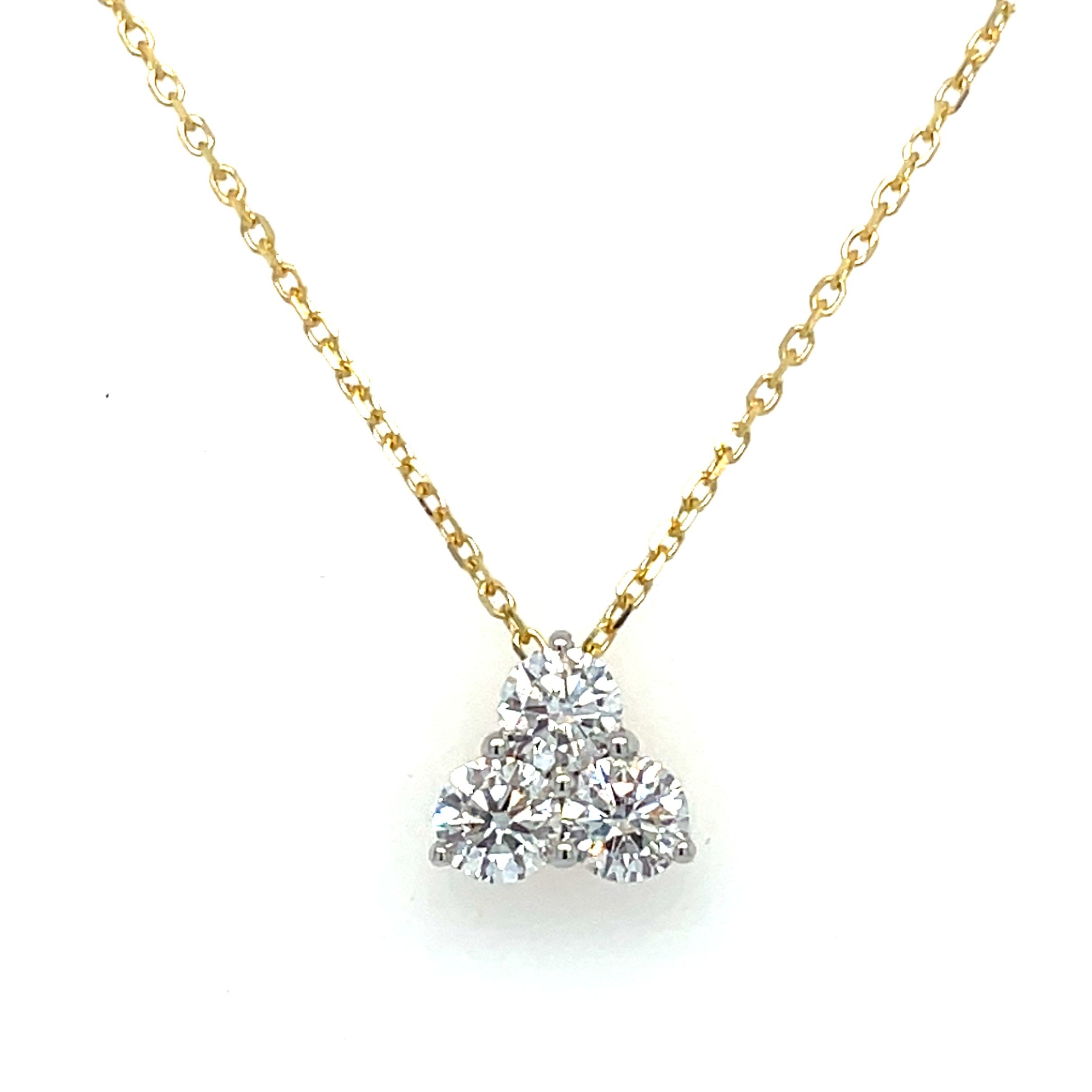 Yellow Gold Diamond Necklace