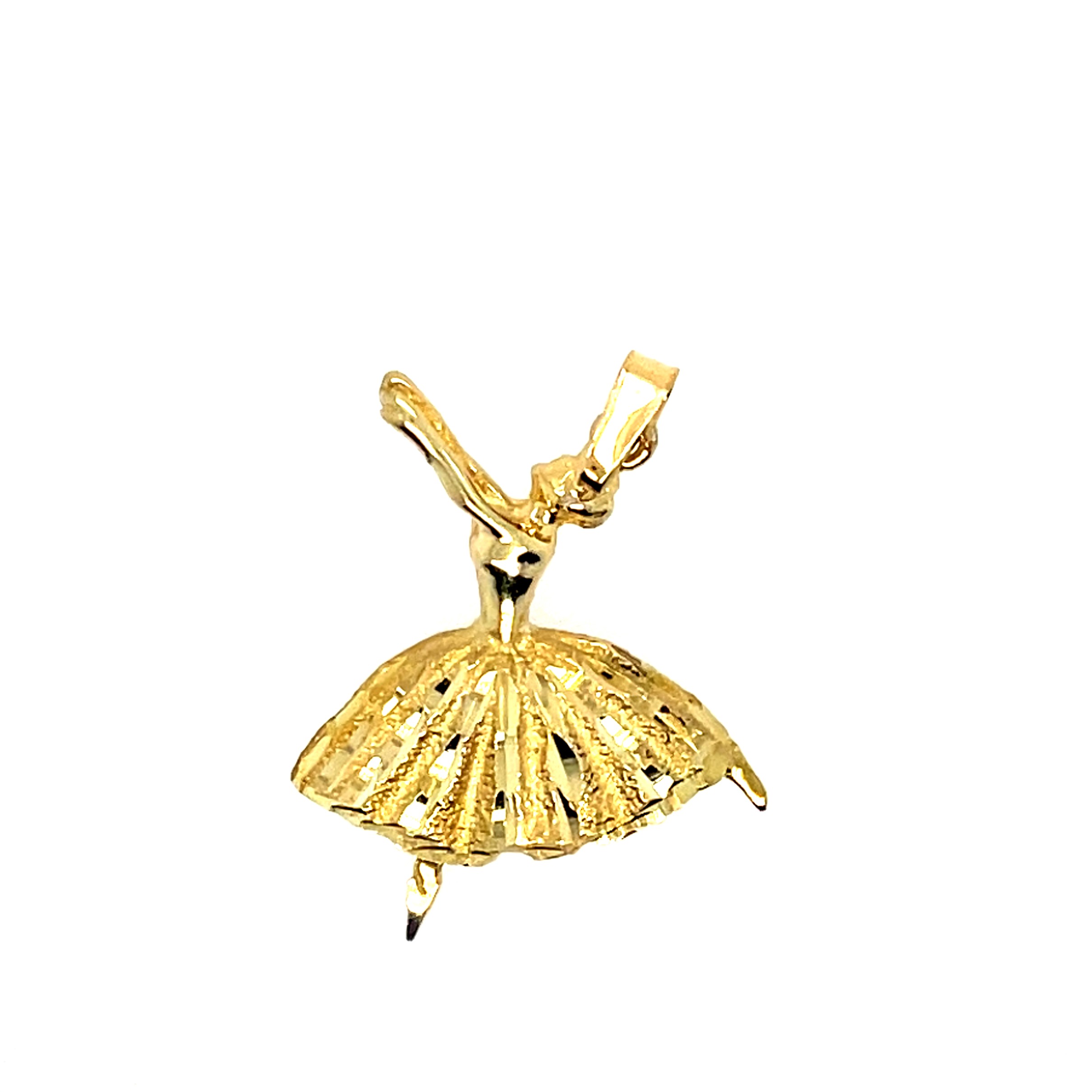 Estate: Yellow Gold Ballerina Charm