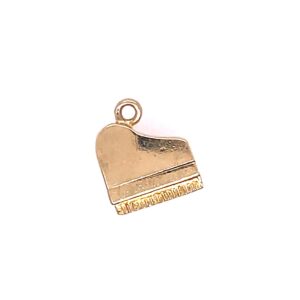 Estate: Yellow Gold 3D Moveable Piano Charm