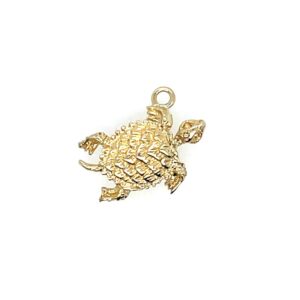 Estate: Yellow Gold Turtle Charm