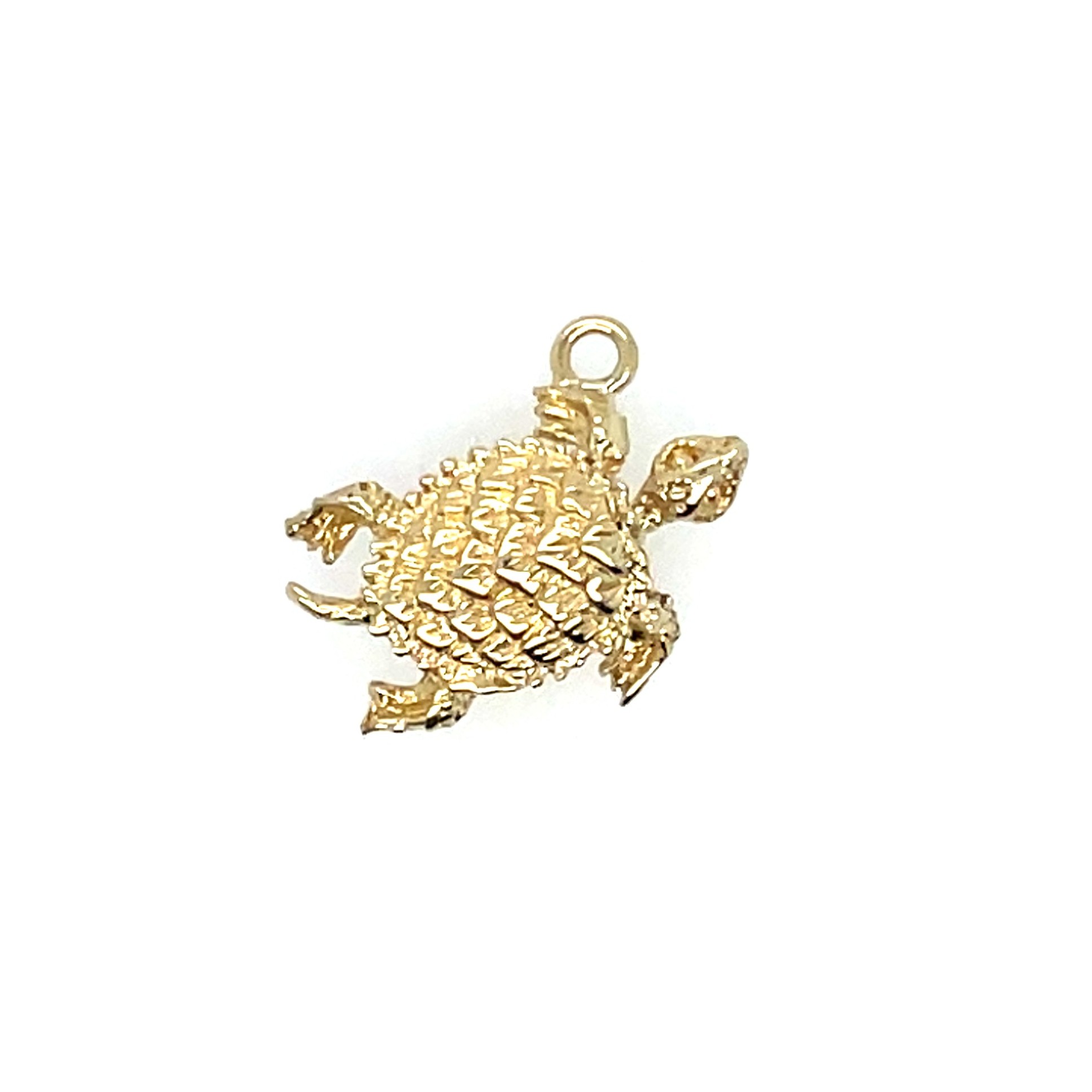 Estate: Yellow Gold Turtle Charm