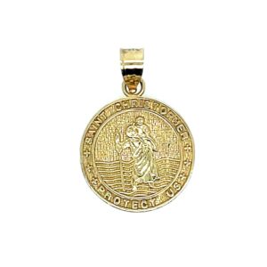 Estate: Yellow Gold St. Christopher Charm