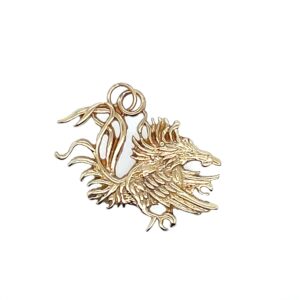 Estate: Yellow Gold Gamecock Charm