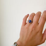 Estate: White Gold Star Sapphire Ring