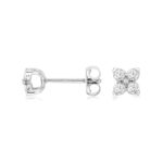 White Gold Diamond Earrings