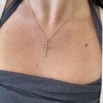 Estate: Yellow Gold Celtic Cross Necklace