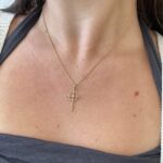 Estate: Yellow Gold Celtic Cross Necklace