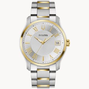 Men's Bulova Wilton Watch with Two-Tone Bracelet