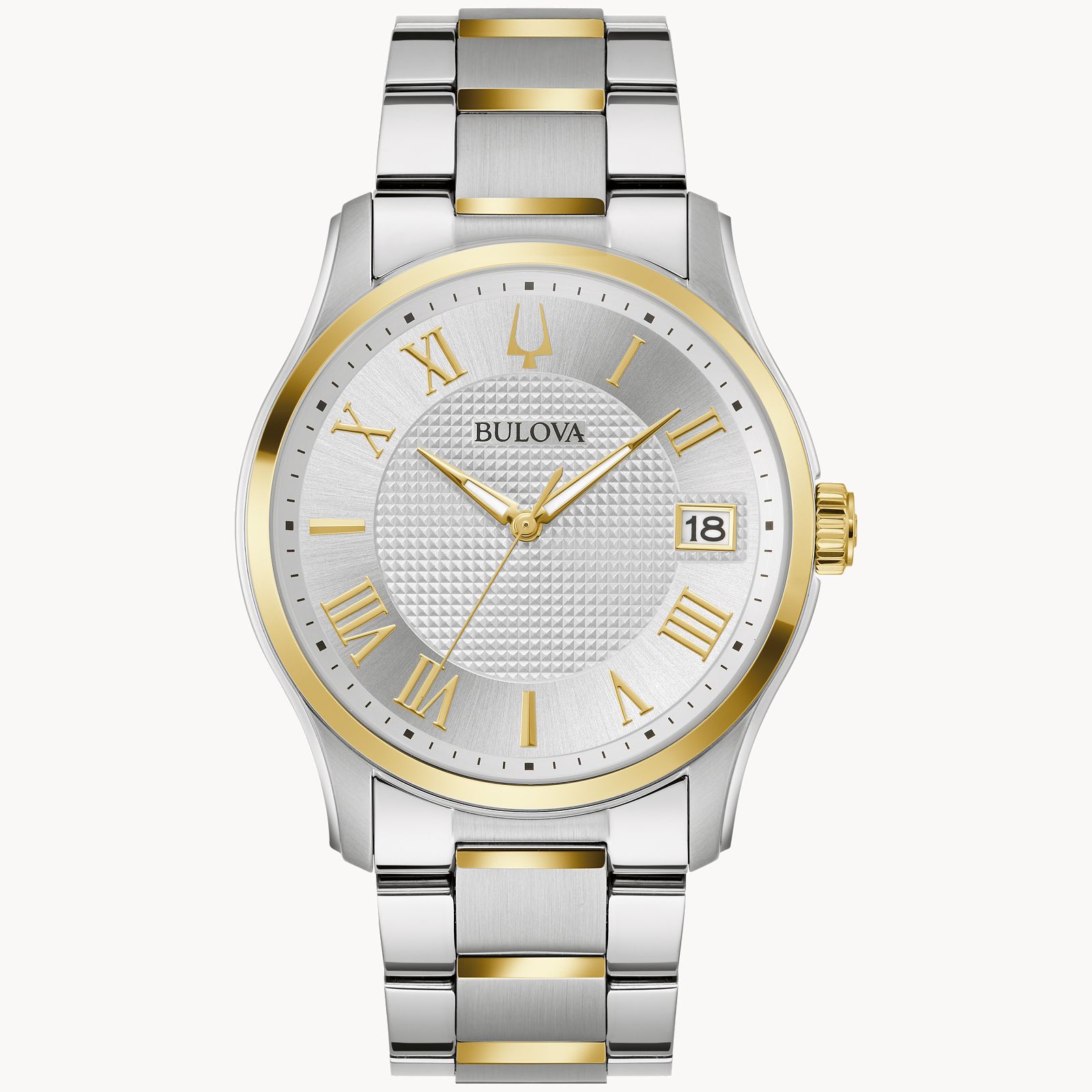 Men's Bulova Wilton Watch with Two-Tone Bracelet