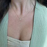 Yellow Gold Diamond Quatrefoil Necklace