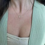 Yellow Gold Diamond Quatrefoil Necklace