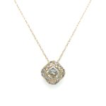 Yellow Gold Diamond Necklace