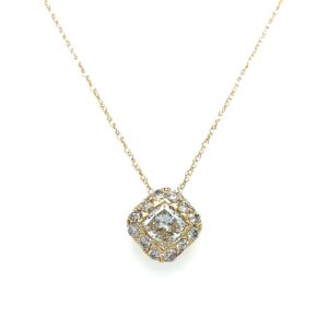 Yellow Gold Diamond Necklace