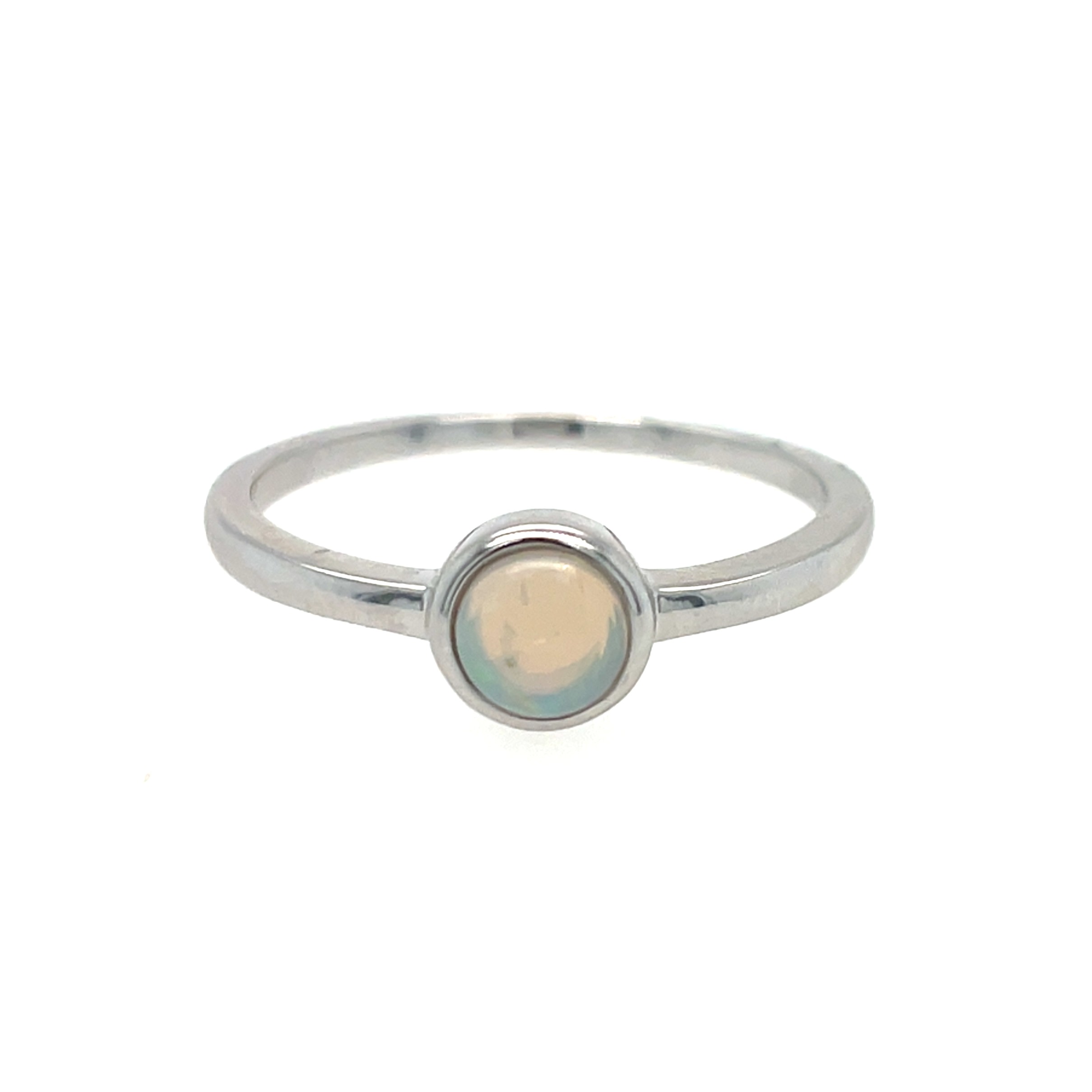 Sterling Silver Opal Ring