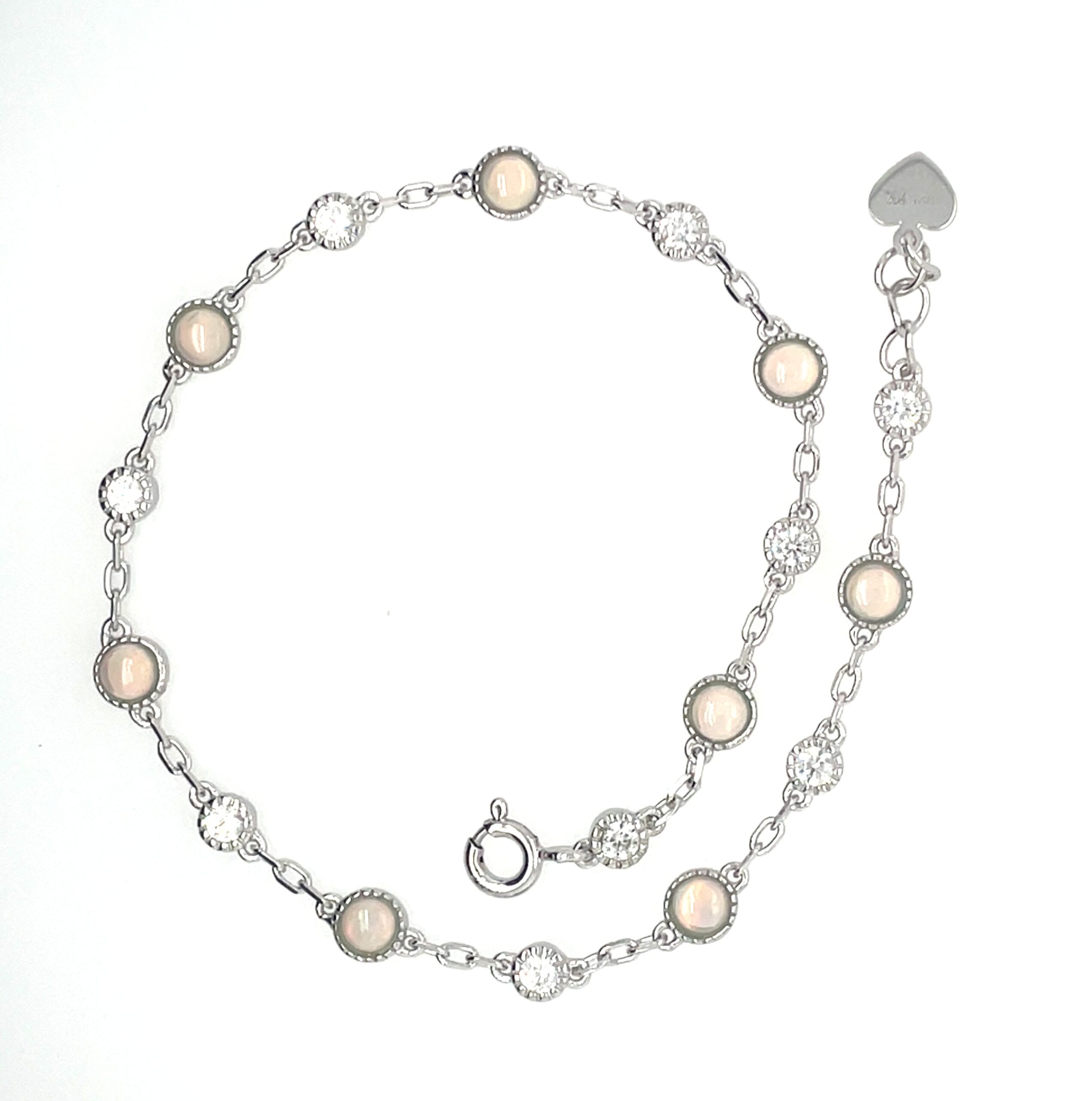 Sterling Silver Ethiopian Opal Bracelet