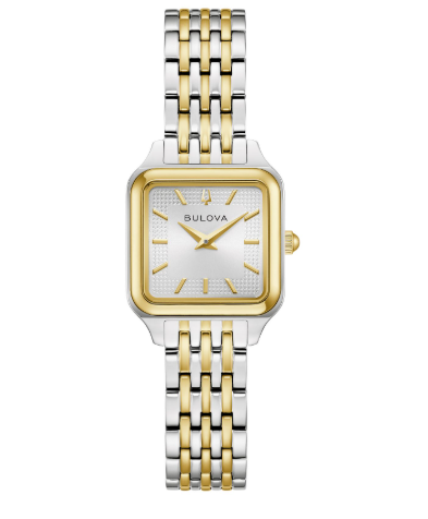Ladies' Bulova Sutton Classic Square Two-Tone Watch
