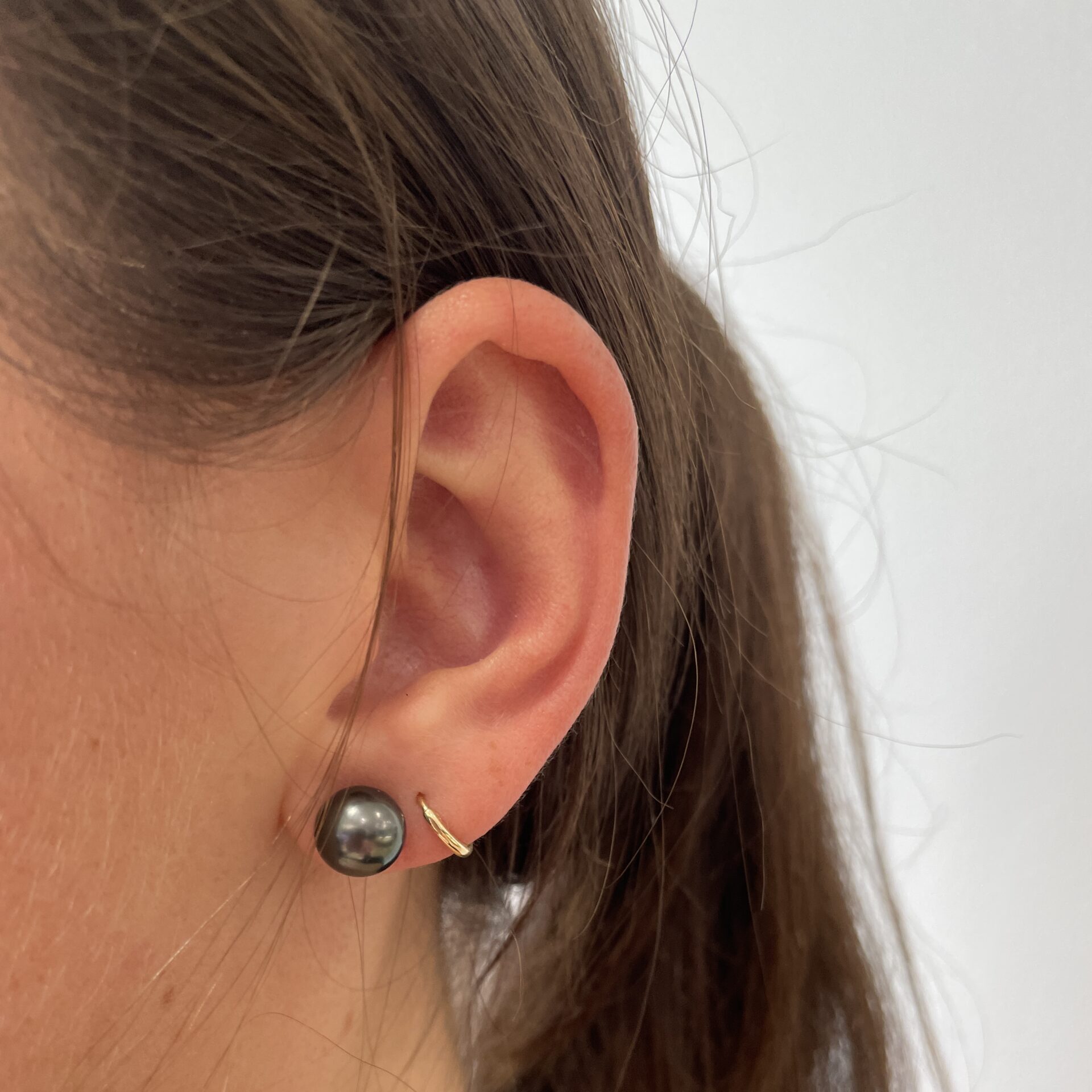 Tahitian Pearl Stud Earrings