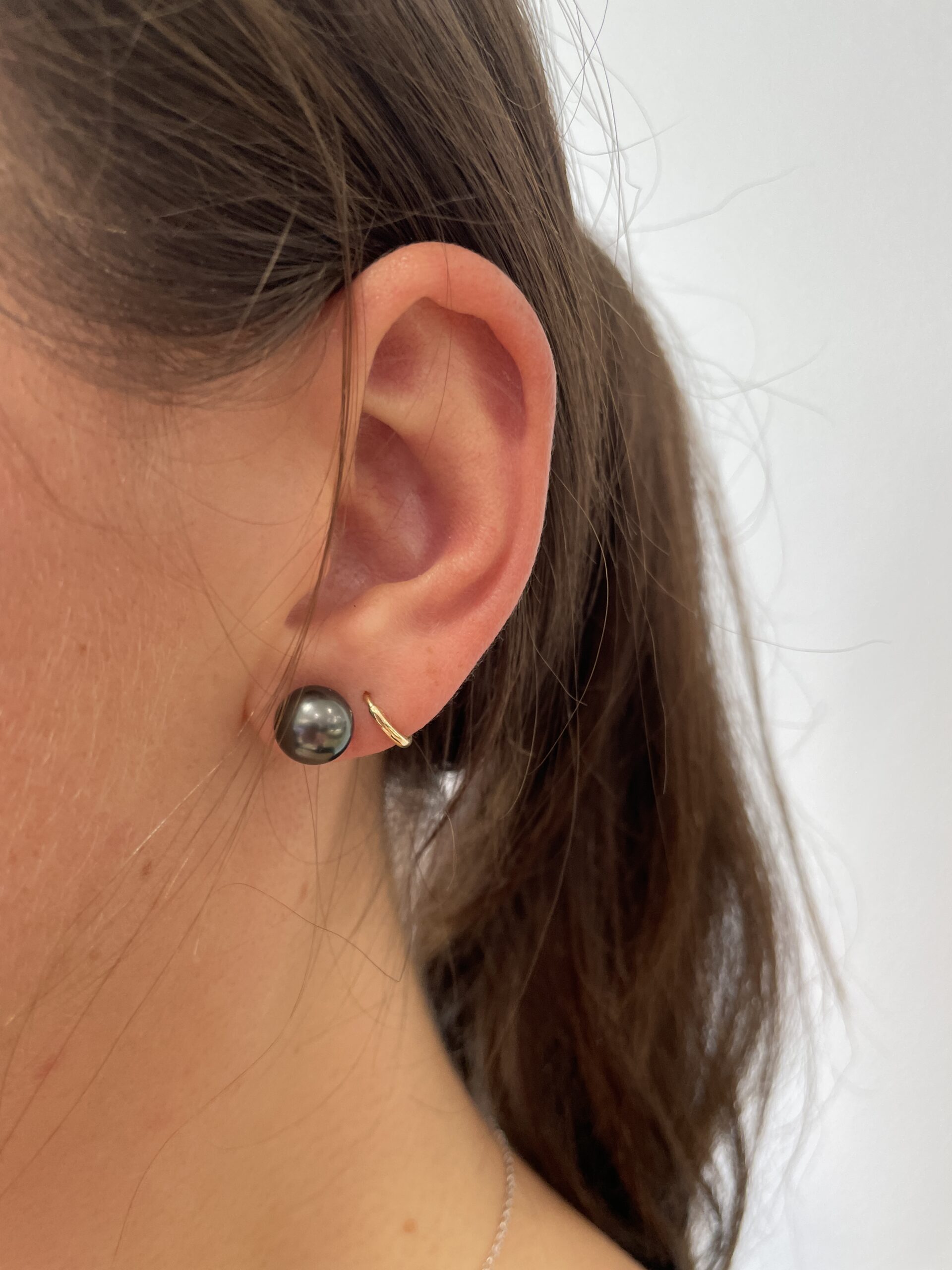 Tahitian Pearl Stud Earrings