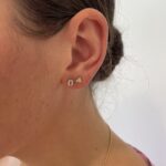 Yellow Gold Aquamarine Earrings