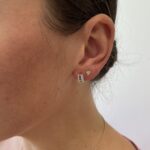 Yellow Gold Emerald-Cut Aquamarine Earrings