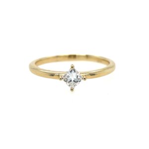 Yellow Gold Diamond Fashion Ring