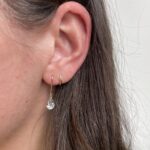 Yellow Gold Aquamarine Earrings
