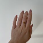 White Gold Citrine Ring