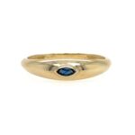 Yellow Gold Sapphire Band