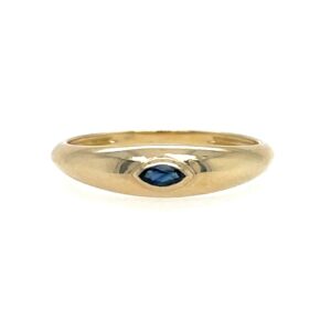 Yellow Gold Sapphire Band