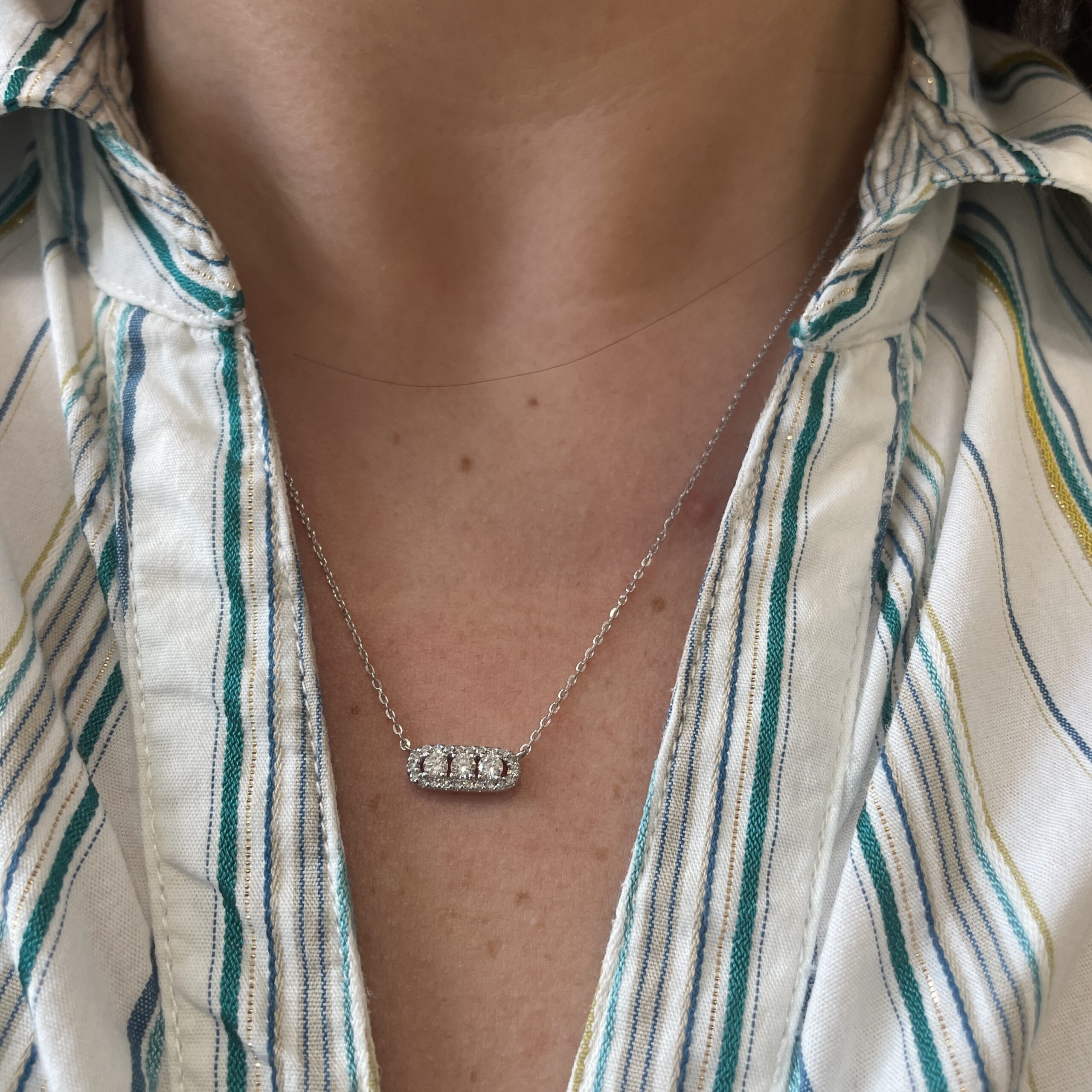 White Gold Diamond Necklace