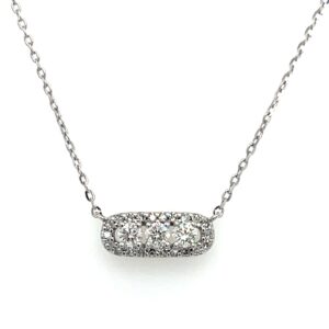 White Gold Diamond Necklace