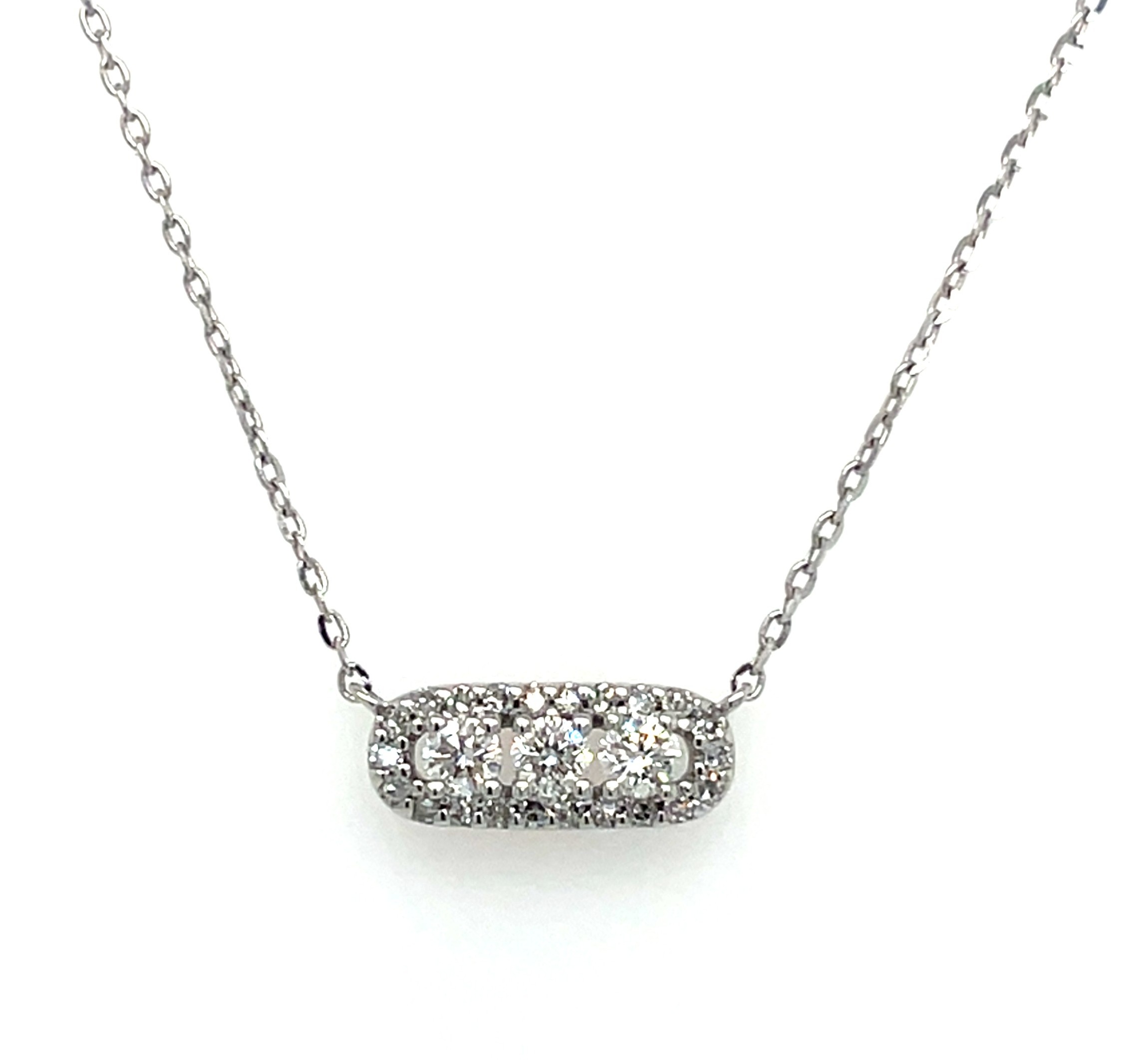 White Gold Diamond Necklace