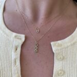 Yellow Gold Peridot Pendant Necklace