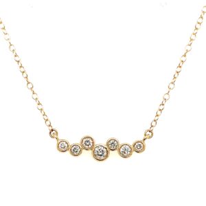 Yellow Gold Diamond Necklace