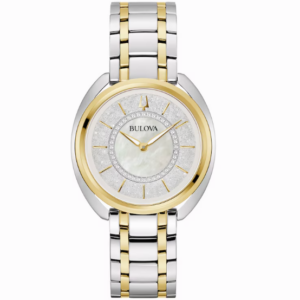 Ladies' Bulova Duality Two-Tone Diamond Watch
