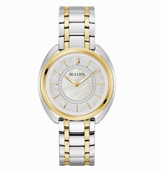 Ladies' Bulova Duality Two-Tone Diamond Watch