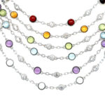 Sterling Silver Gemstone Bracelet